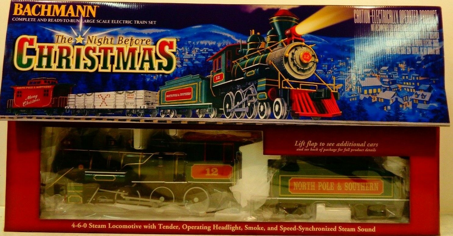 Bachmann G 4-6-0 Freight Set, Night Before Christmas Bac90037