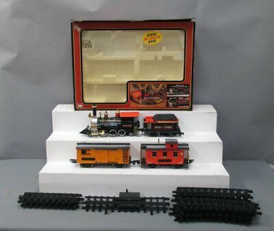 New Bright 186 Rocky Mountain G Gauge Steam Train Set Ex/box