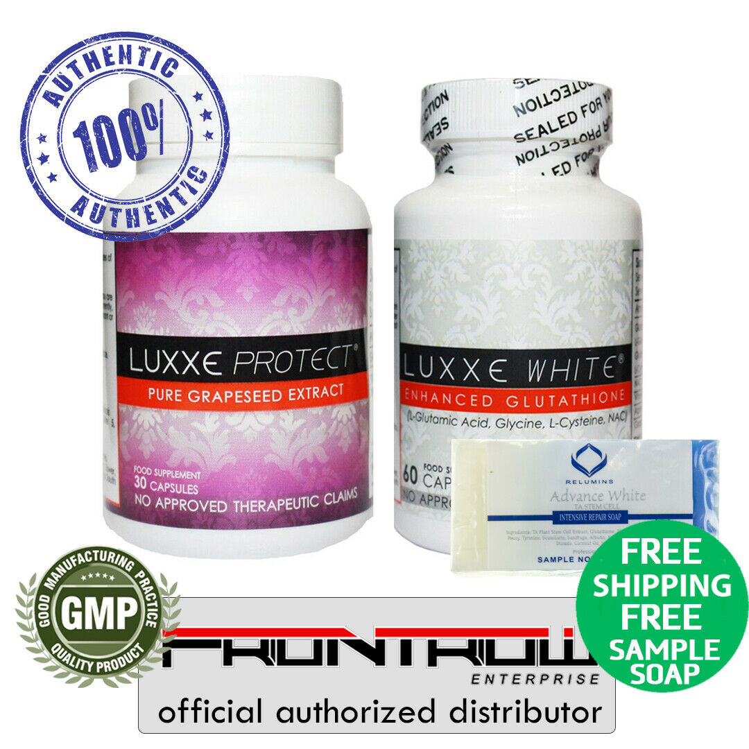 Luxxe White Set -enhanced Glutathione & Luxxe Protect Grapeseed Extract-save$❤