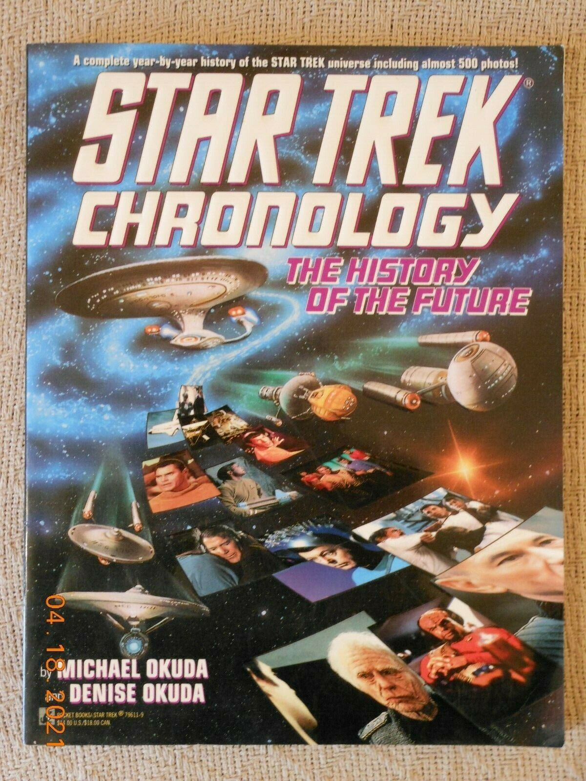 Star Trek Chronology Book 1993 - Paperback