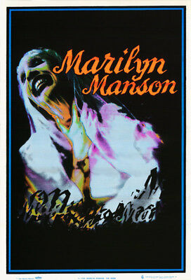 Poster:music: Marilyn Manson - The Bride- Blacklight & Flocked - #1724f  Rp65 F
