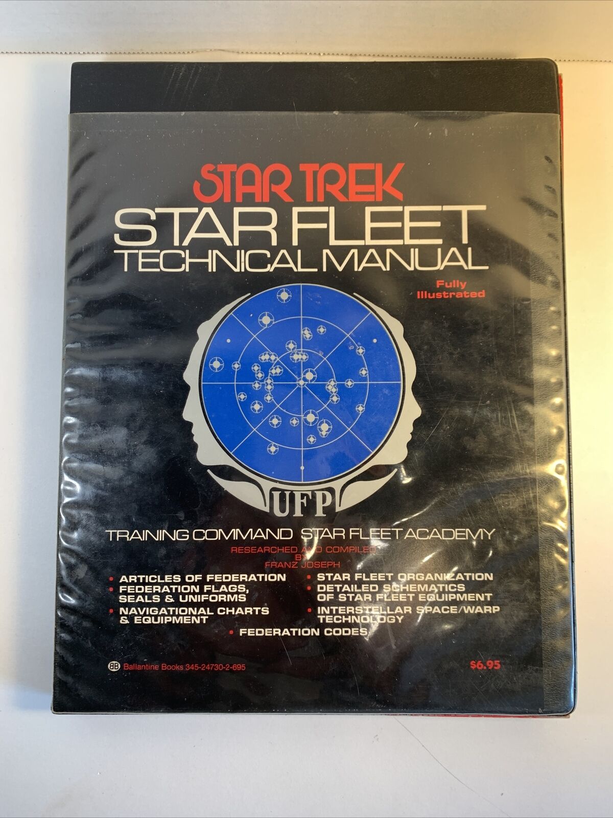 Star Fleet Technical Manual - Franz Joseph (1975, Softcover W/ Plastic Binder)