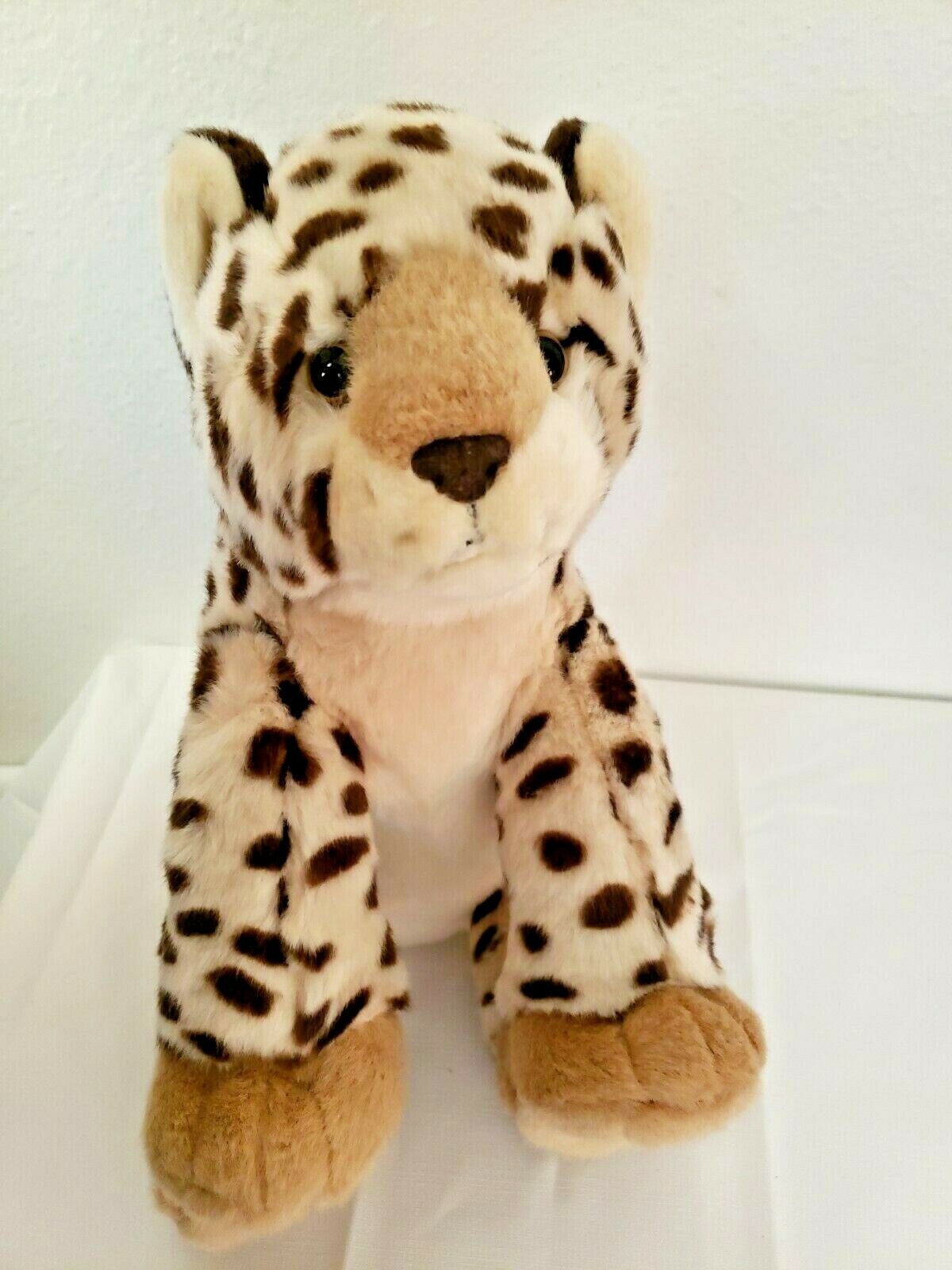 Build A Bear Baby Spotted Panther Cub Plush Stuffed Animal Gold Eyes Jaguar