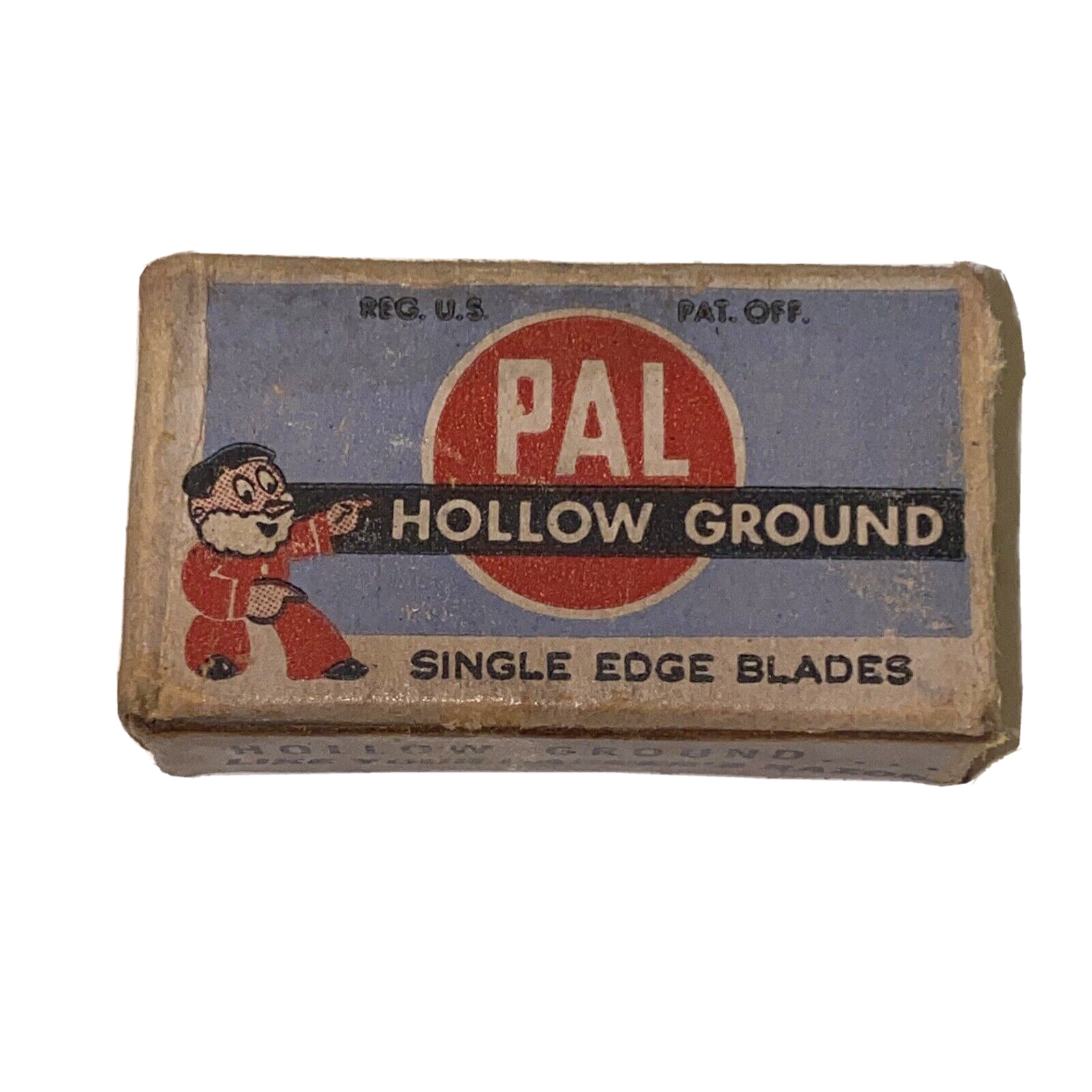 Vintage 1950s Pal Hollow Ground Single Edge Blades Individually Wrapped