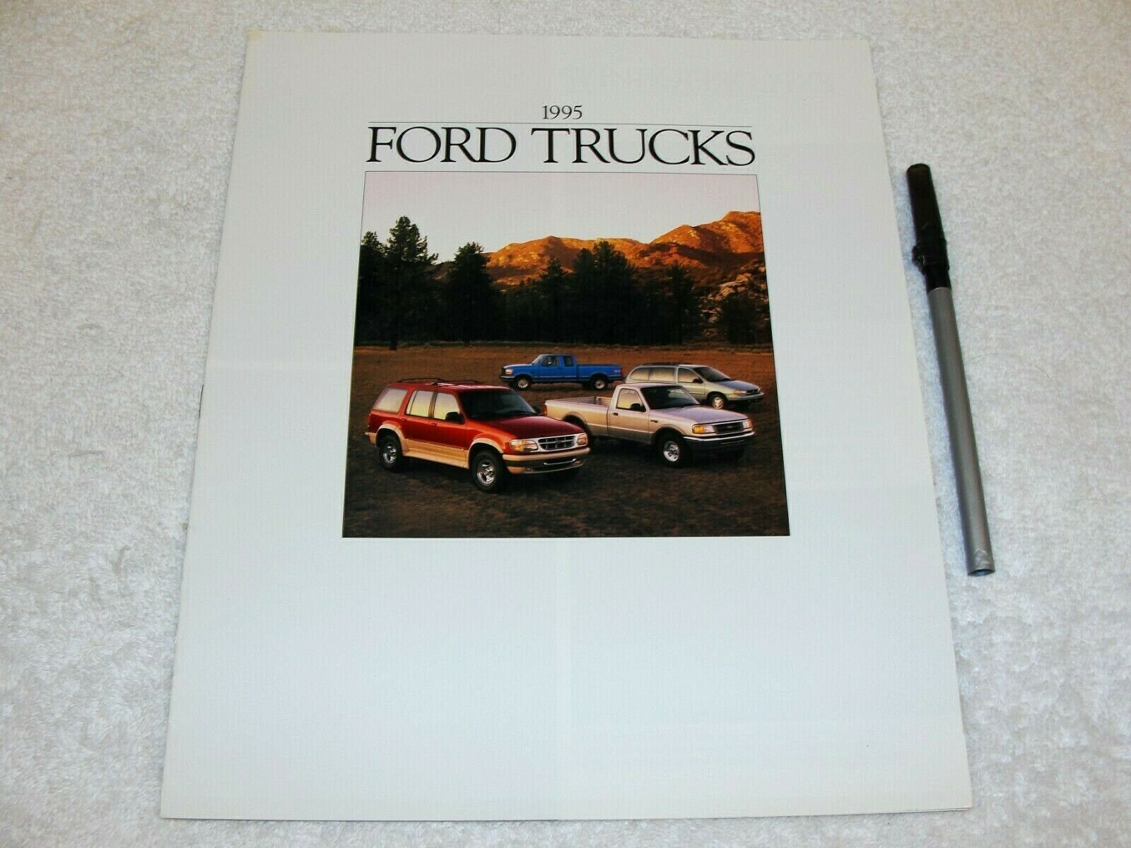 1995 Ford Trucks Full Line - Dealership Sales Brochure (12 Pages), Nice Cond!
