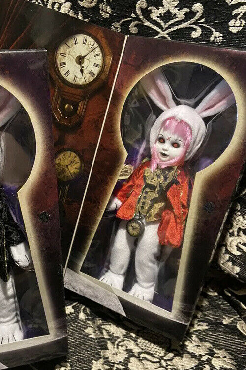Living Dead Dolls In Wonderland Eggzorcist As The White Rabbit Variant Mezco