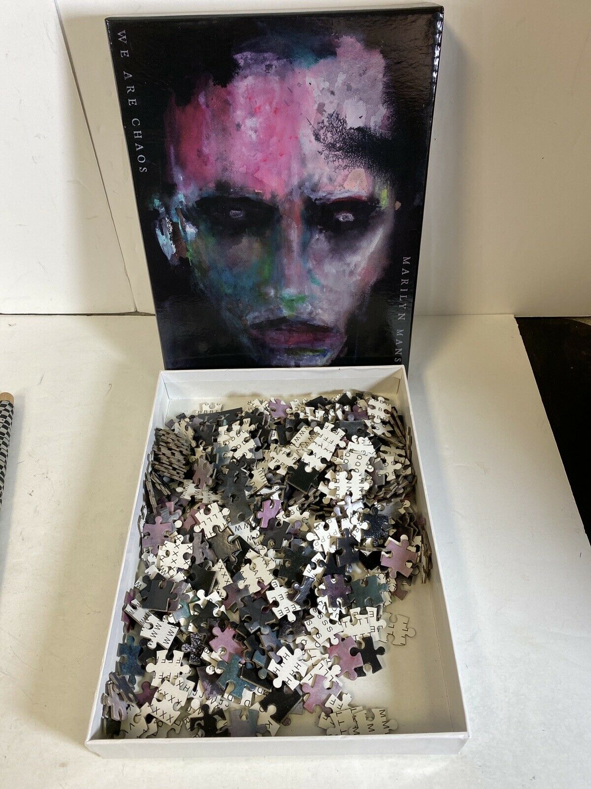 Marilyn Manson We Are Chaos 500 Pc Puzzle Preowned  Yy