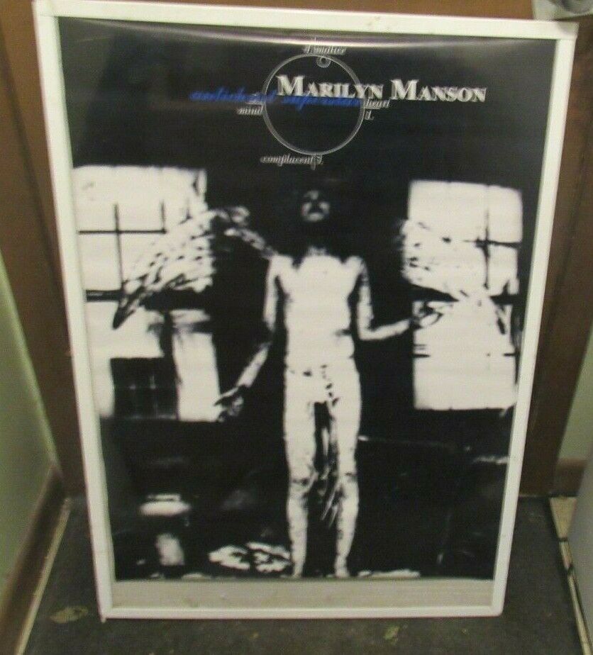 Marilyn Manson Poster New 1996 Rare Vintage Collectible Oop Antichrist Superstar