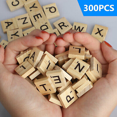 Scrabble Wood Tiles 400pieces Full Sets Letters Wooden Replacement Pick