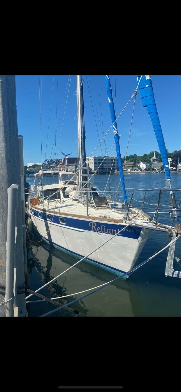 43 Ft ; Canyon Pilot Steel Sailboat, Blue Water Cruiser, Ted Brewer Design