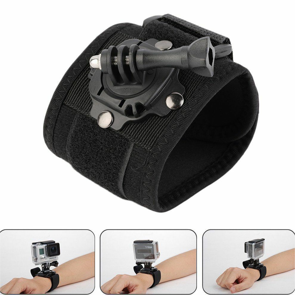 360 Degree Rotation Wrist Strap For Gopro Accessories Hero 3,4,5,6,7 Session