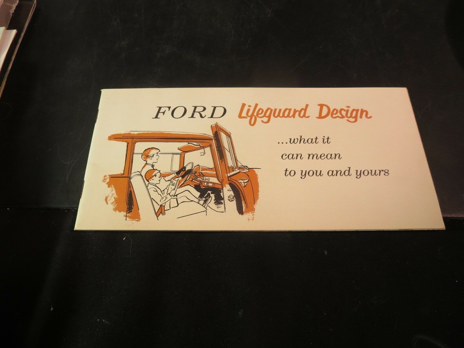 1956 Ford Safety Brochure "lifeguard Design"
