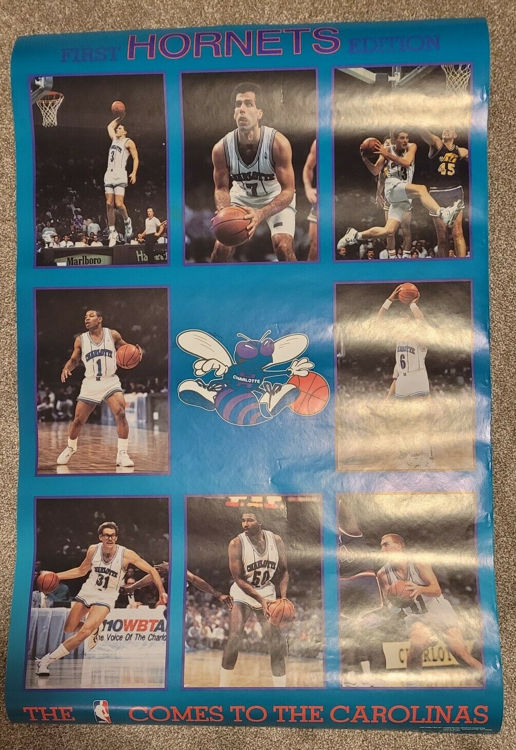 Original 1989 Charlotte Hornets First Edition The Nba Comes To The Carolinas
