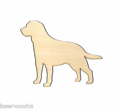 Labrador Retriever Dog Unfinished Wood Shape Lr5634 Laser Lindahl Woodcrafts