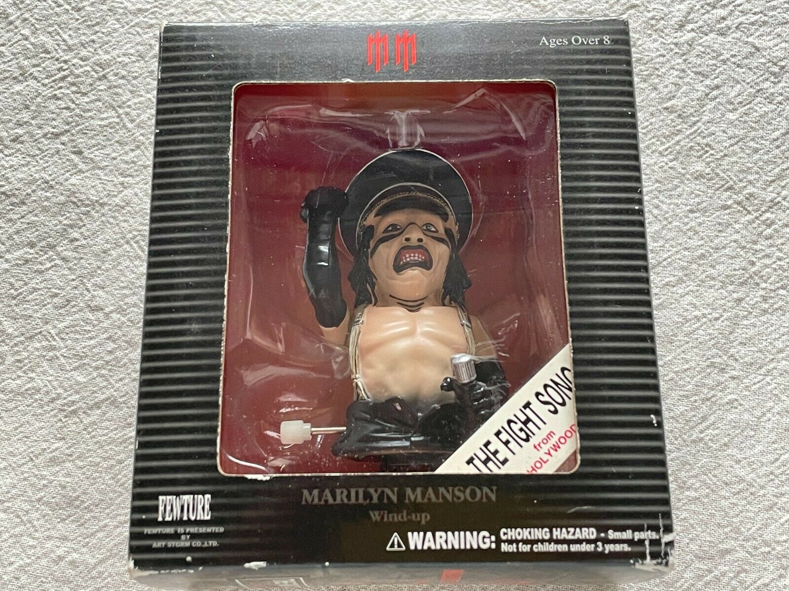 Marilyn Manson The Fight Song Figure Wind Up Walking Toy Golden Age Of Grotesque