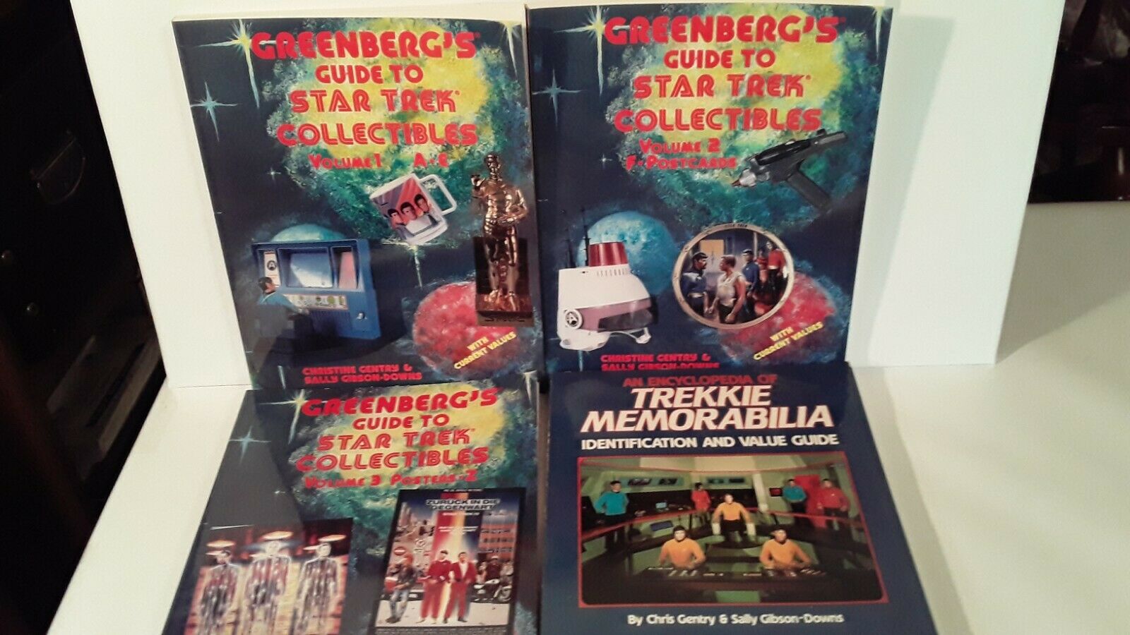 Star Trek Collectible Guides Trekkie Memorabilia And Greenberg’s Guide Vol. 1-3