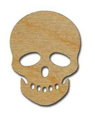 Skull Shape Cut Out Unfinished Wood Sugar Skulls Variety Of Sizes Made In Usa