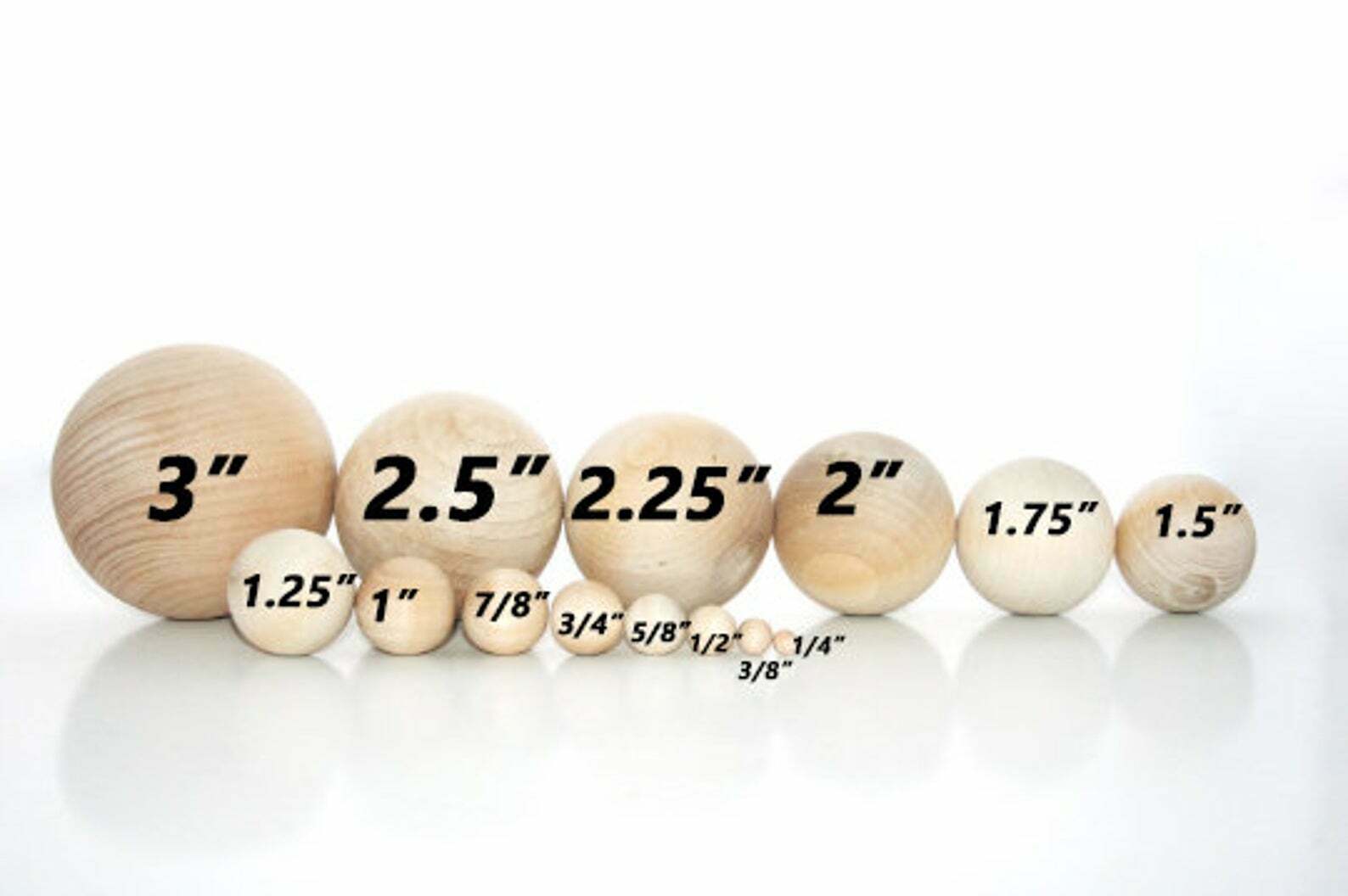 1- Natural Wooden Balls Various Sizes Games Math Waldorf Games Solar System Ball
