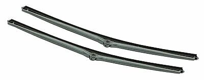 68-72 Gm A-body 16" Wiper Arm Blades Stainless Rubber Brushed Finish Trico Style