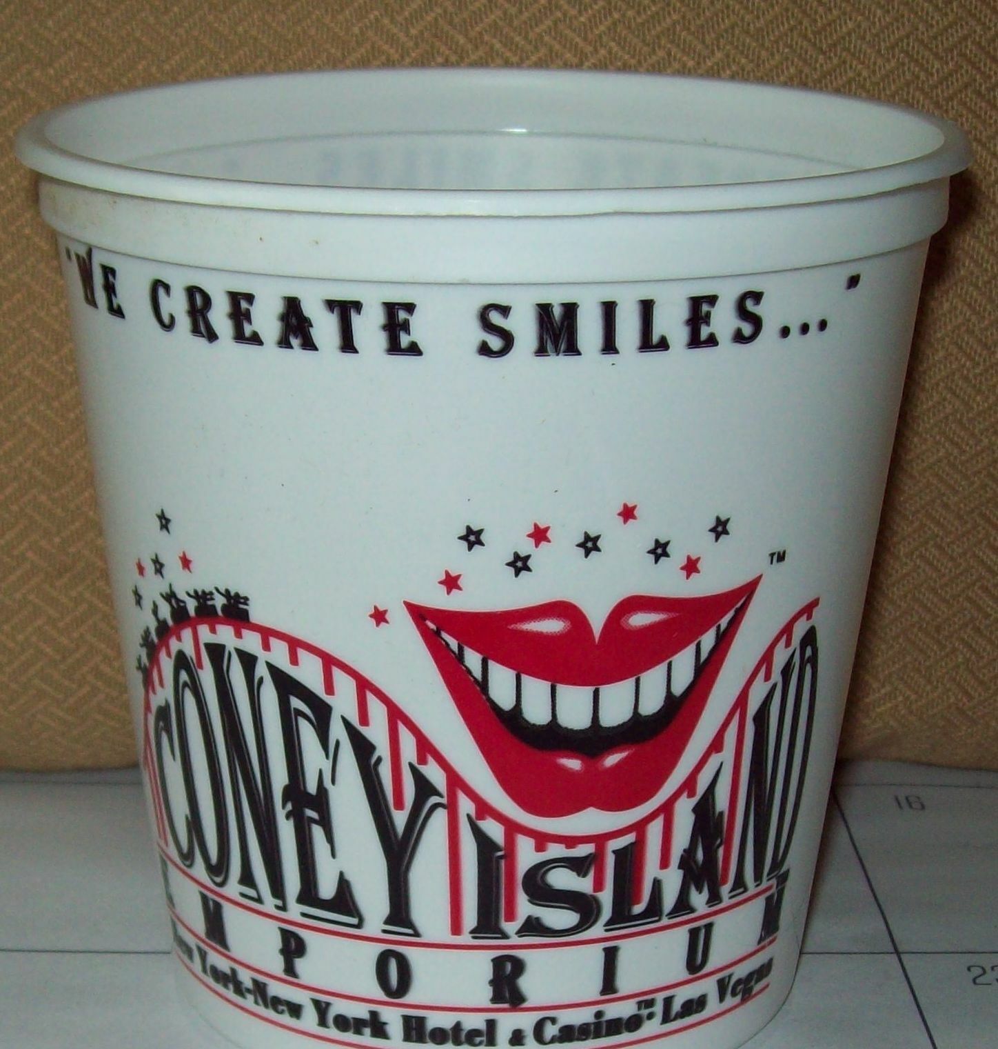 Coney Island Emporium New York New York Coin Slot Machine Cup Before The Tickets
