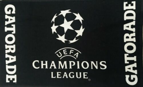 Uefa Champions League Gatorade Soccer Towel Brand New 24" X 16" Rare 2 Sided