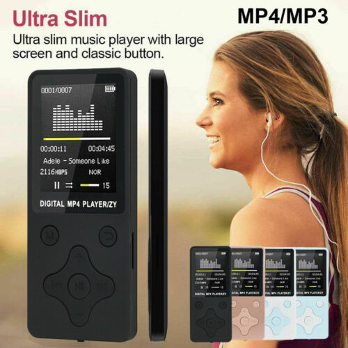 Mini Portable Bluetooth Mp3 Music Player Mp4 Media Fm Radio Hi-fi Lossless Sound