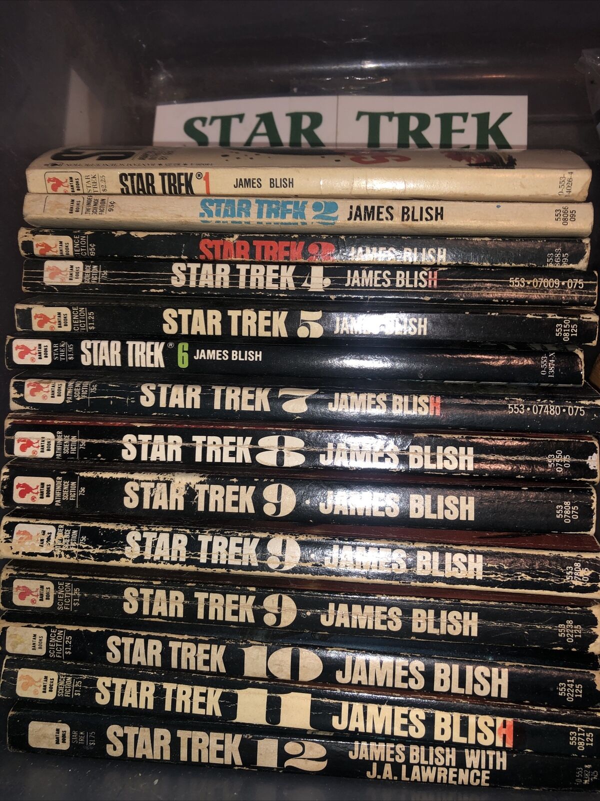 Lot Of 14 Vintage Star Trek Paperback Books
