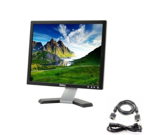 Dell Ultrasharp 17" Inch Desktop Computer Pc Lcd Monitor With Cables